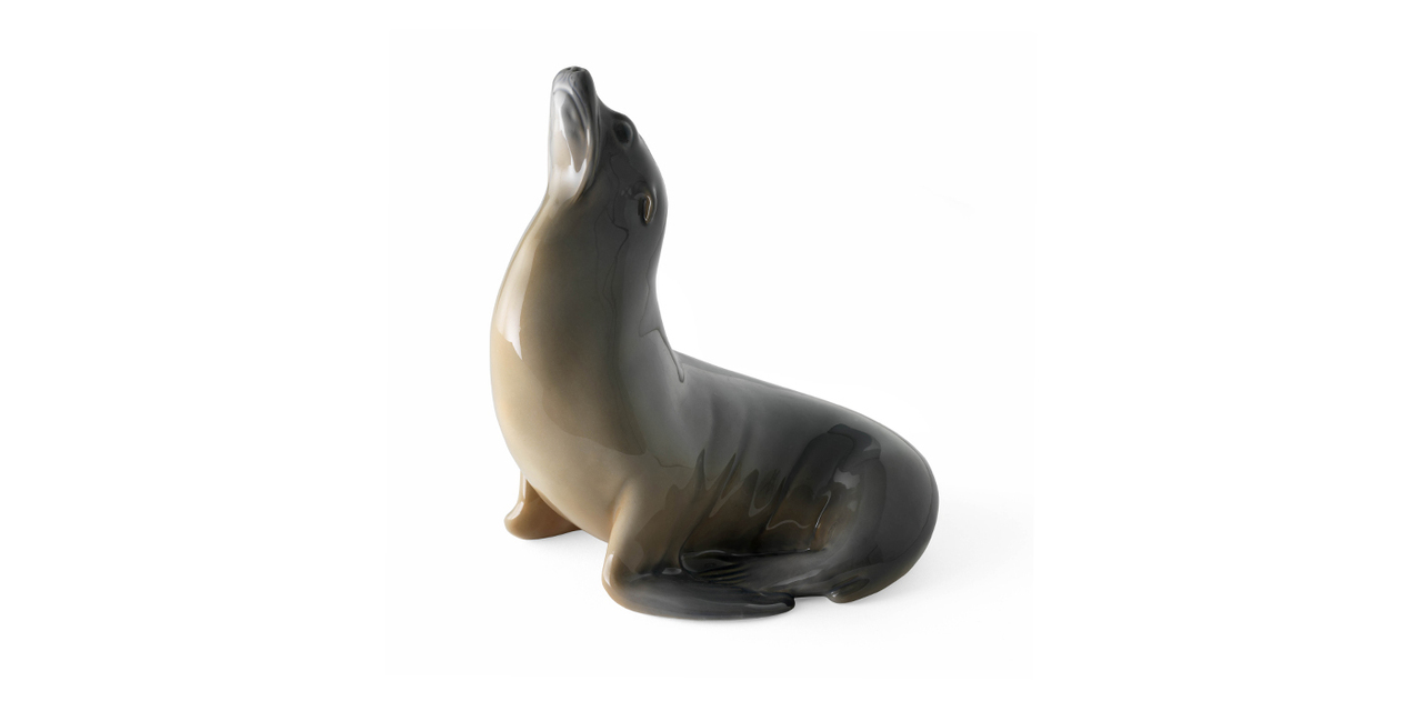 Manufacture royale de Copenhague, Lion de mer, Copenhague, 1923-1925. © © musée des Tissus – Pierre Verrier