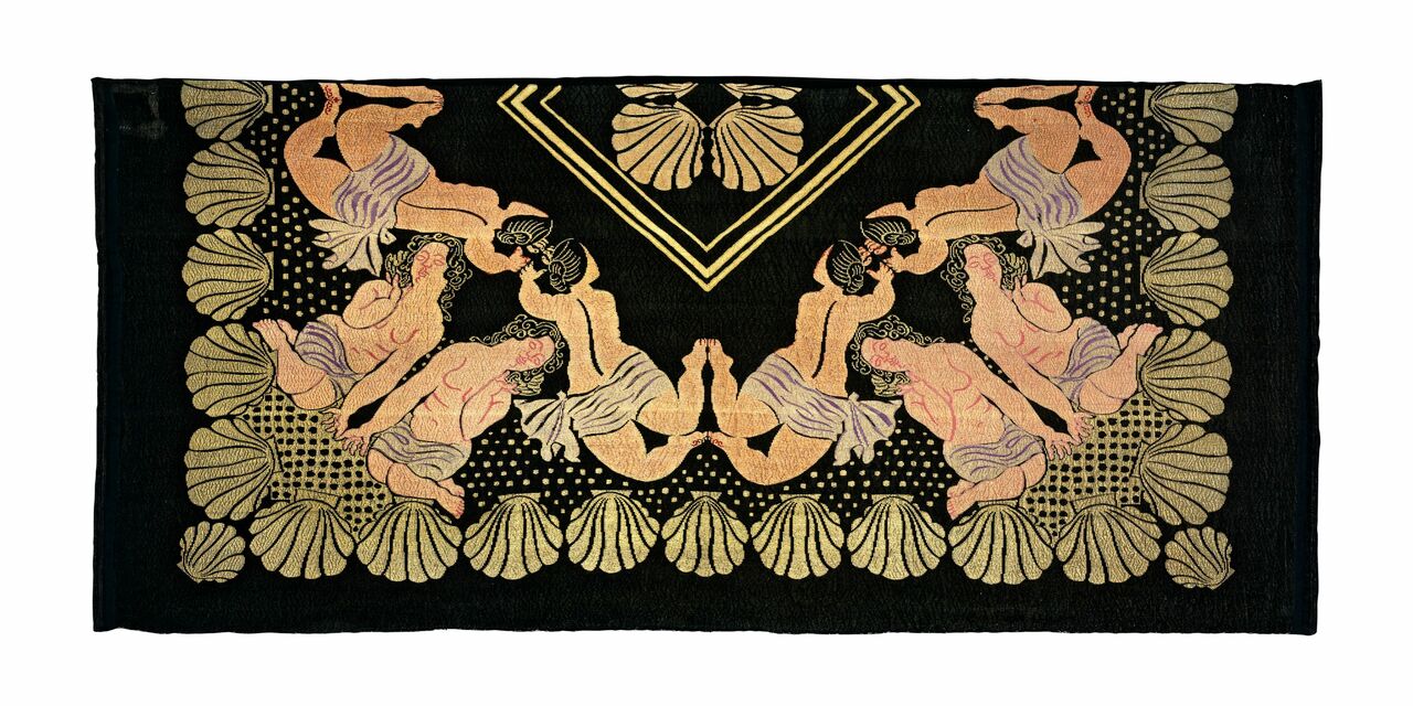 Raoul Dufy, Bianchini-Férier, *Amphitrite*, Lyon, 1925. © © musée des Tissus – Pierre Verrier