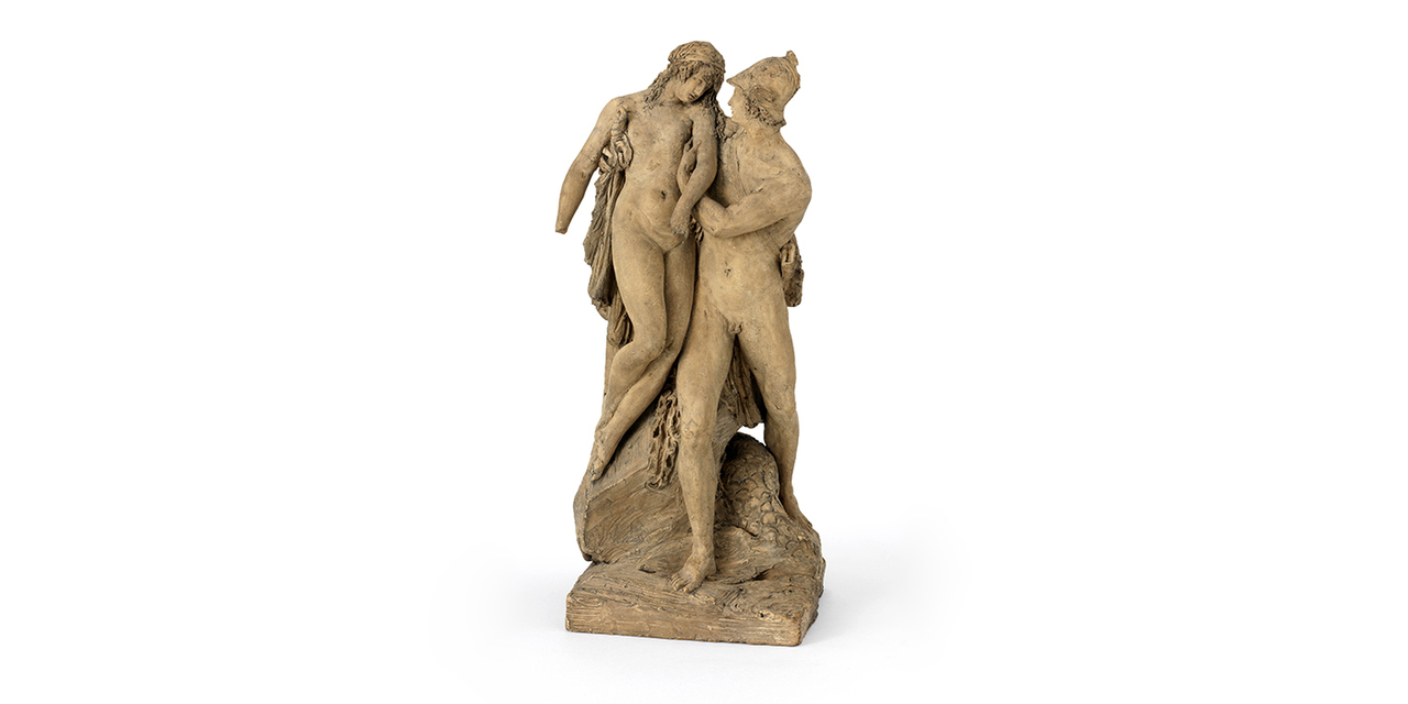 Joseph Chinard, Persée délivrant Andromède, Rome, 1786. © © musée des Tissus – Pierre Verrier