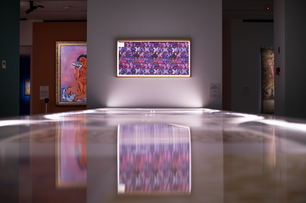 Maison Bianchini-Férier, Raoul Dufy, Papillons disposés en registres, Lyon, 1920. © © Palazzo Cipolla , Dufy, le 