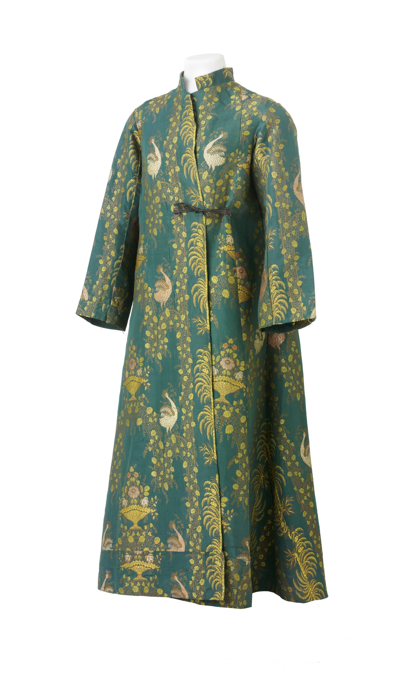 Robe d'intérieur (ou banyan) de Jacques Vaucanson, dite « chasuble de Vaucanson », Paris,  entre 1770 et 1780. © © Lyon, musée des Tissus - Sylvain Pretto 