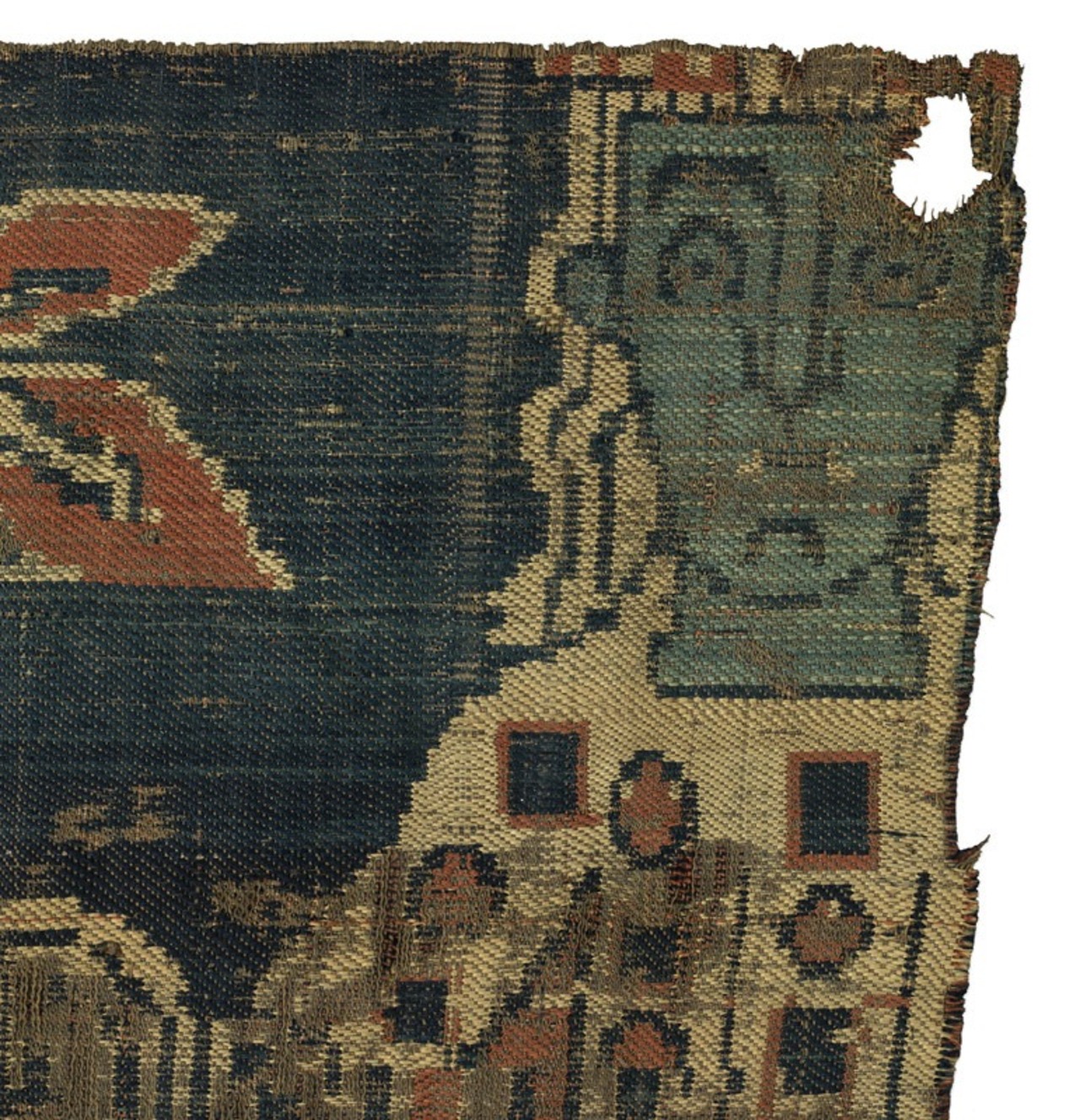 Détail - Suaire de St Austremoine, dit aussi « suaire de Mozac », Constantinople, 1ère moitié du 9e siècle. © © Lyon, musée des Tissus – Pierre Verrier