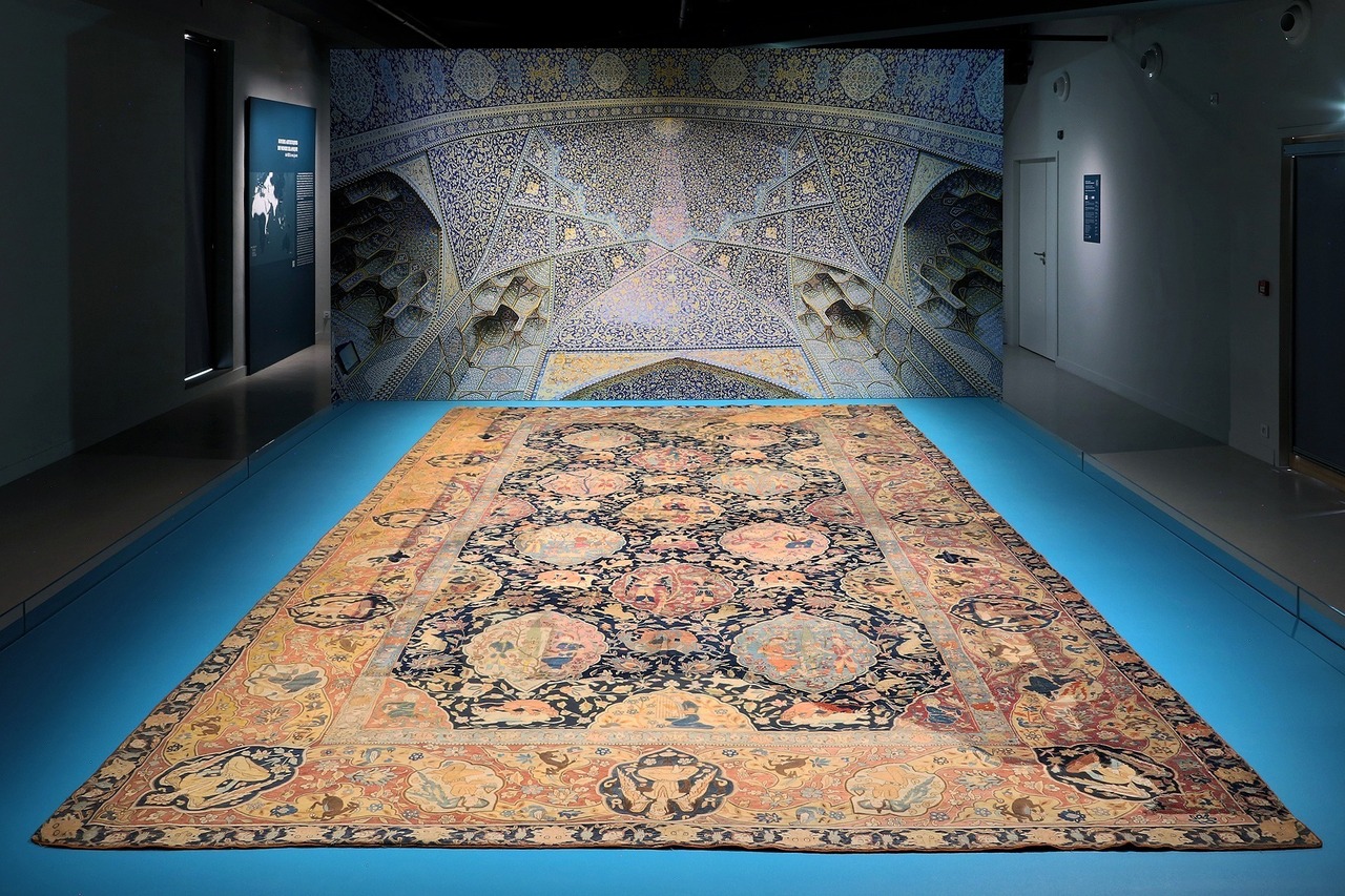 Tapis de réception, Kirman, XVIIe siècle  © © Céline Vautey