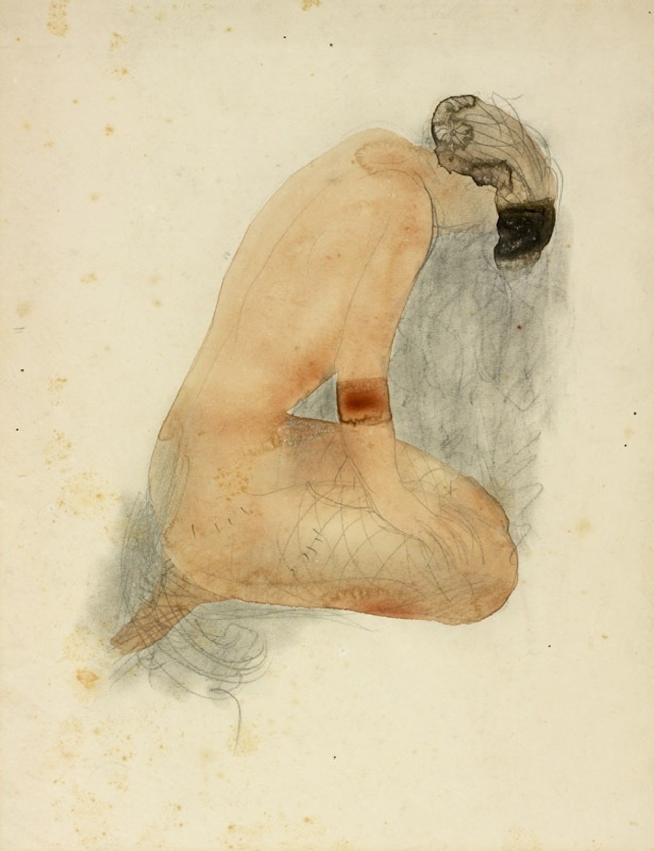 François-Auguste-René Rodin, Femme nue assise sur ses talons, France. MAD 3276. Legs d’Henriette Bardey, 1960.	 © © Lyon, musée des Tissus et des arts décoratifs — Pierre Verrier