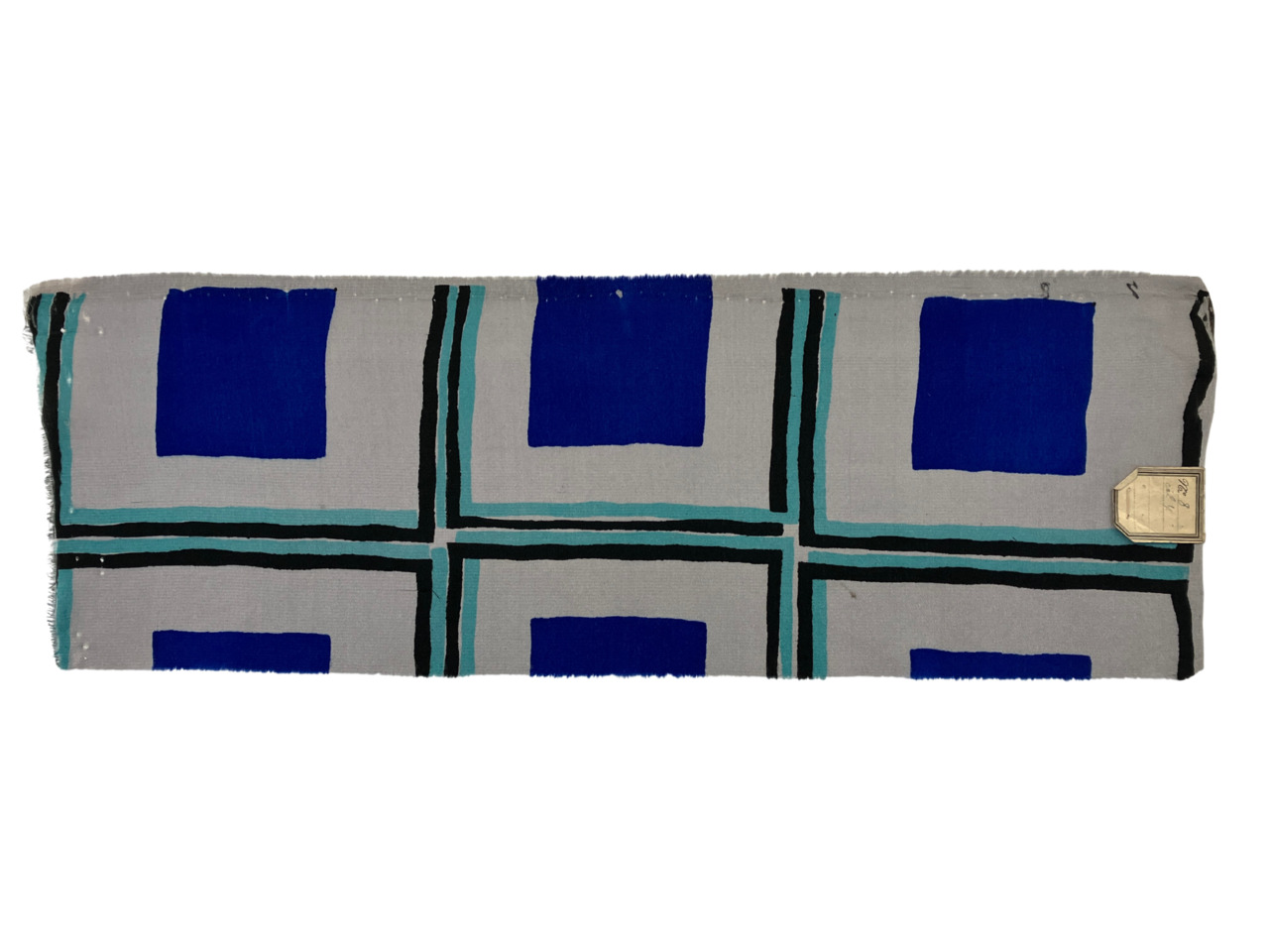 Sonia Delaunay, Tissu simultané n°8, coloris 4  MT 36951.1. Don de Sonia Delaunay, 1974. © © Lyon, musée des Tissus et des Arts décoratifs — D.R.