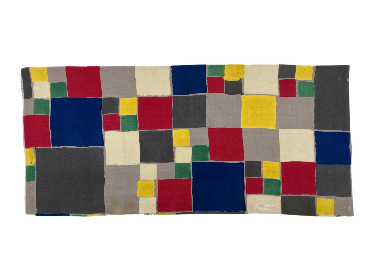 Sonia Delaunay, Tissu simultané n°188, Paris 1926 MT 37005.3. Don de Sonia Delaunay, 1974. © © Lyon, musée des Tissus et des Arts décoratifs — D.R.